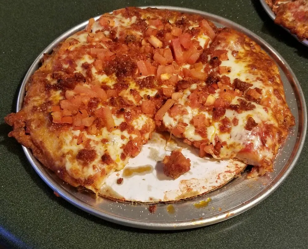 Pepperoni and Tomato Pizza